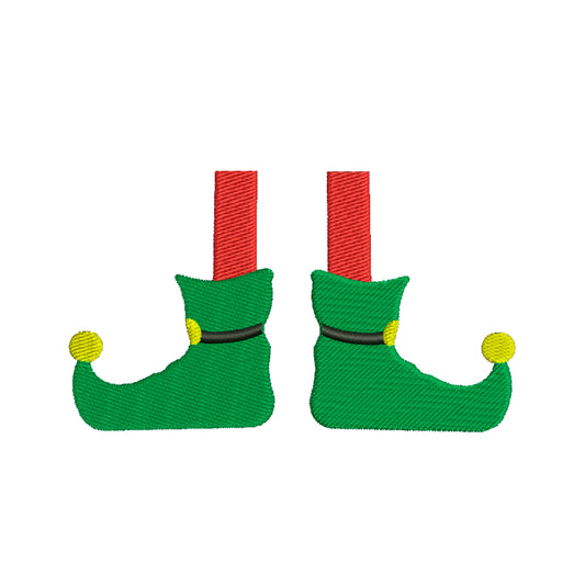 Elf's feet embroidery christmas designs - 910145