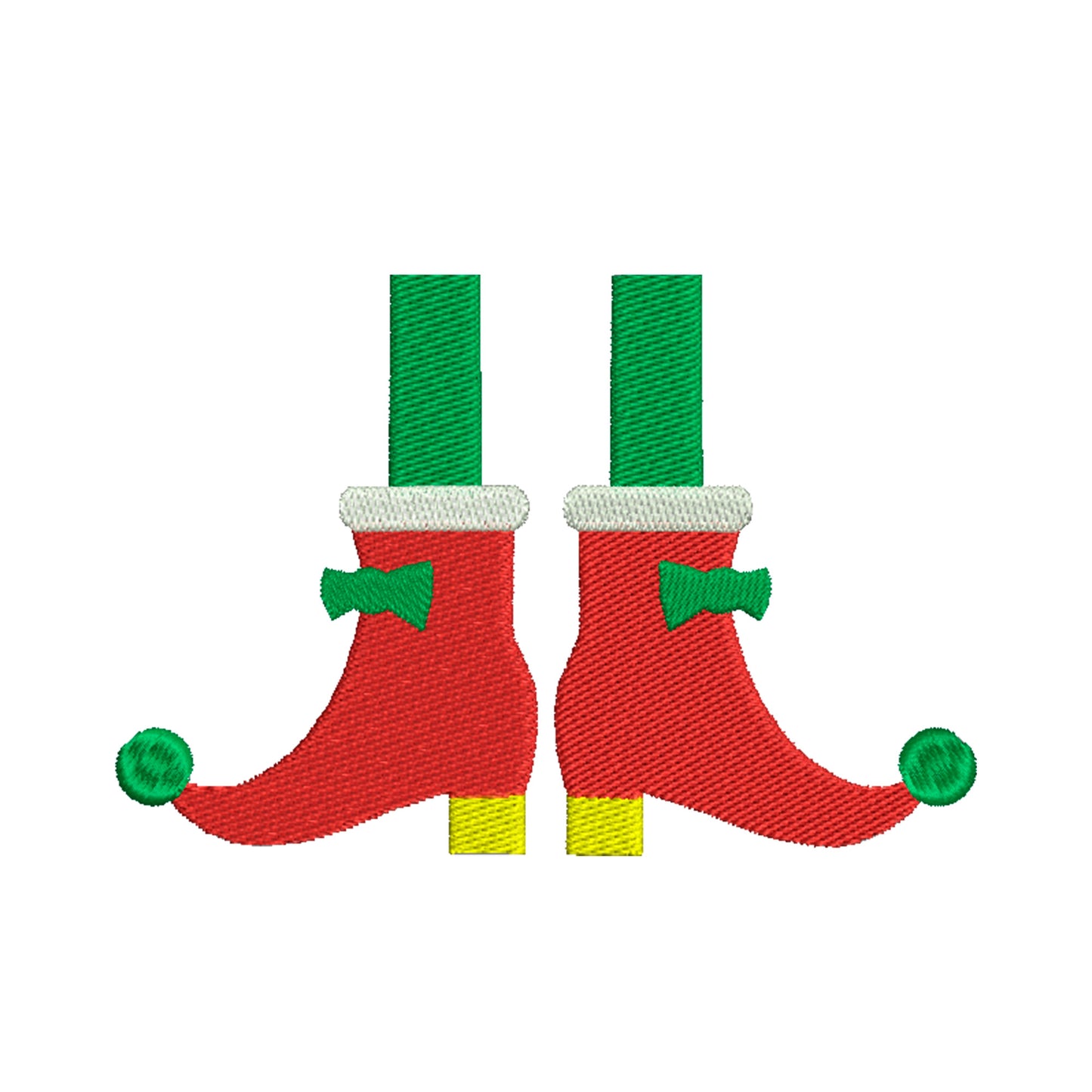 Feet of Elf embroidery christmas designs  - 910147