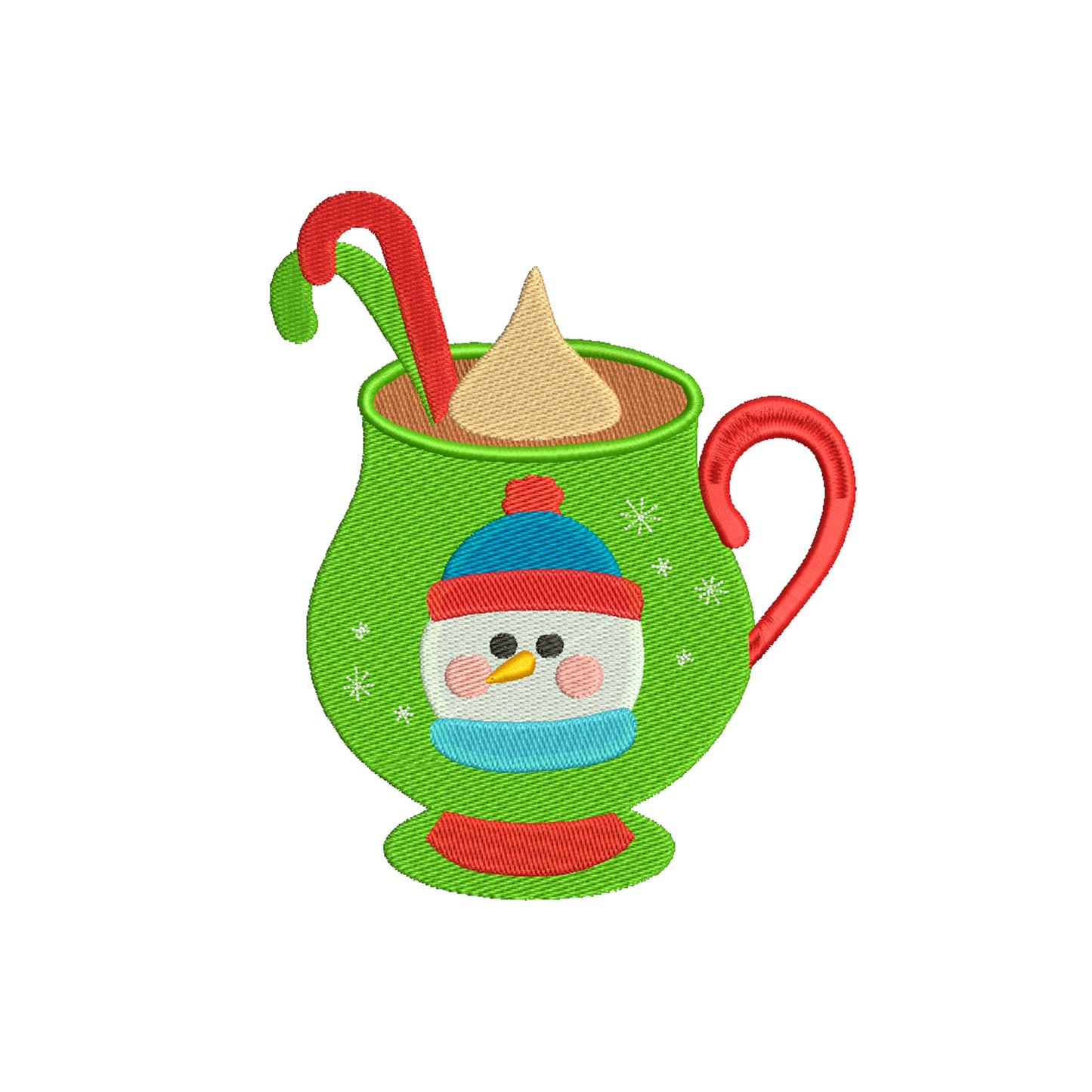 Hot chocolate embroidery christmas designs - 910151