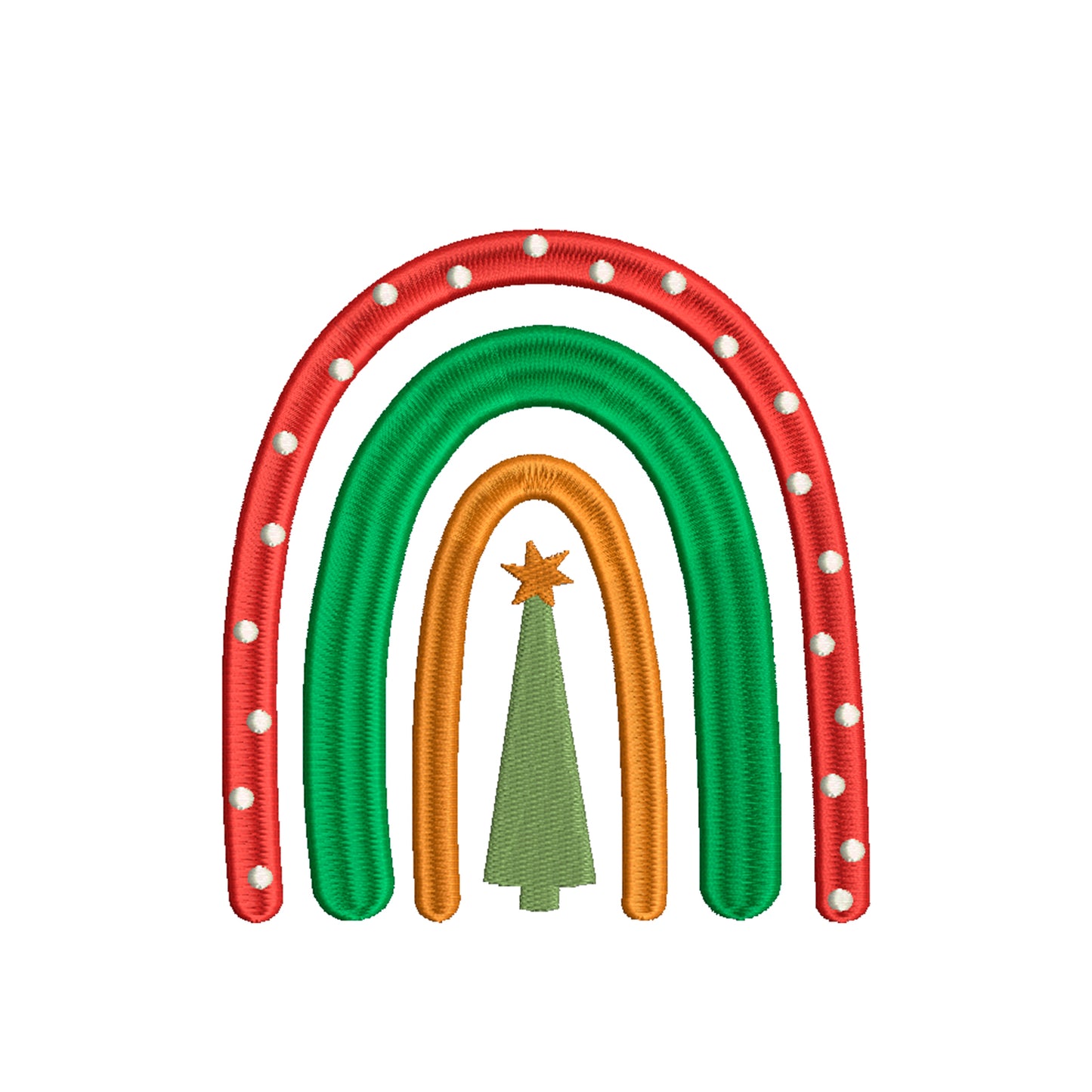 Christmas rainbow embroidery designs christmas - 910181