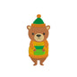 Bear Christmas embroidery designs christmas - 910187