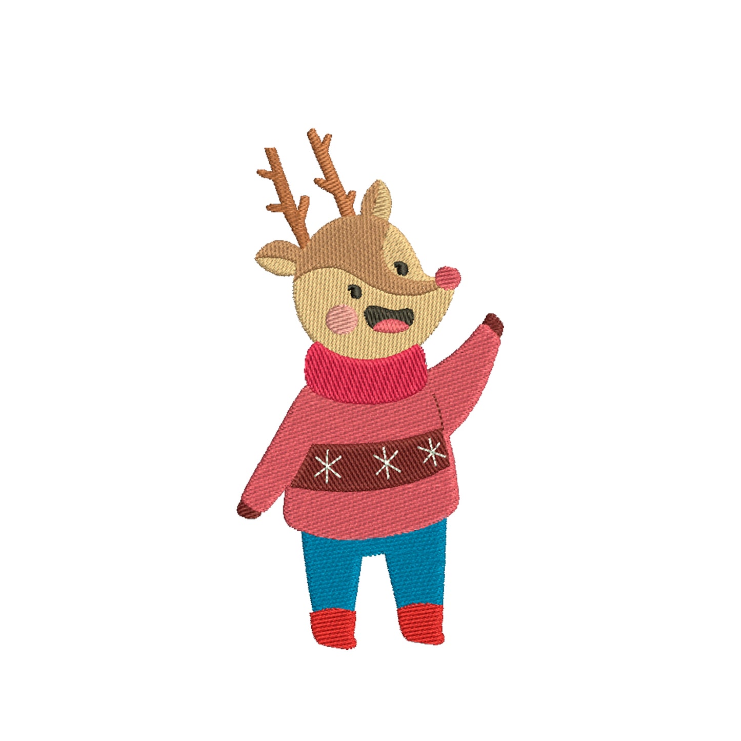 Deer christmas embroidery designs christmas - 910238