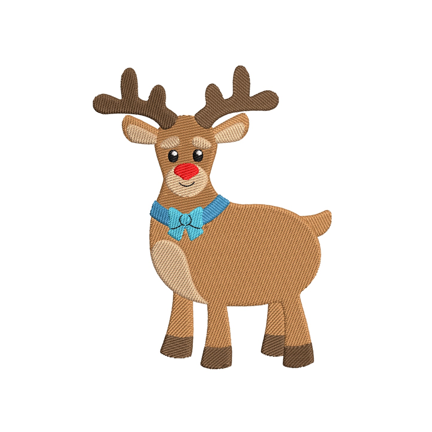Christmas deer digital embroidery designs - 910246