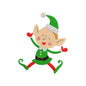 Christmas elf digital embroidery designs - 910271