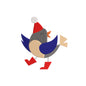 Christmas bird digital embroidery designs - 910274