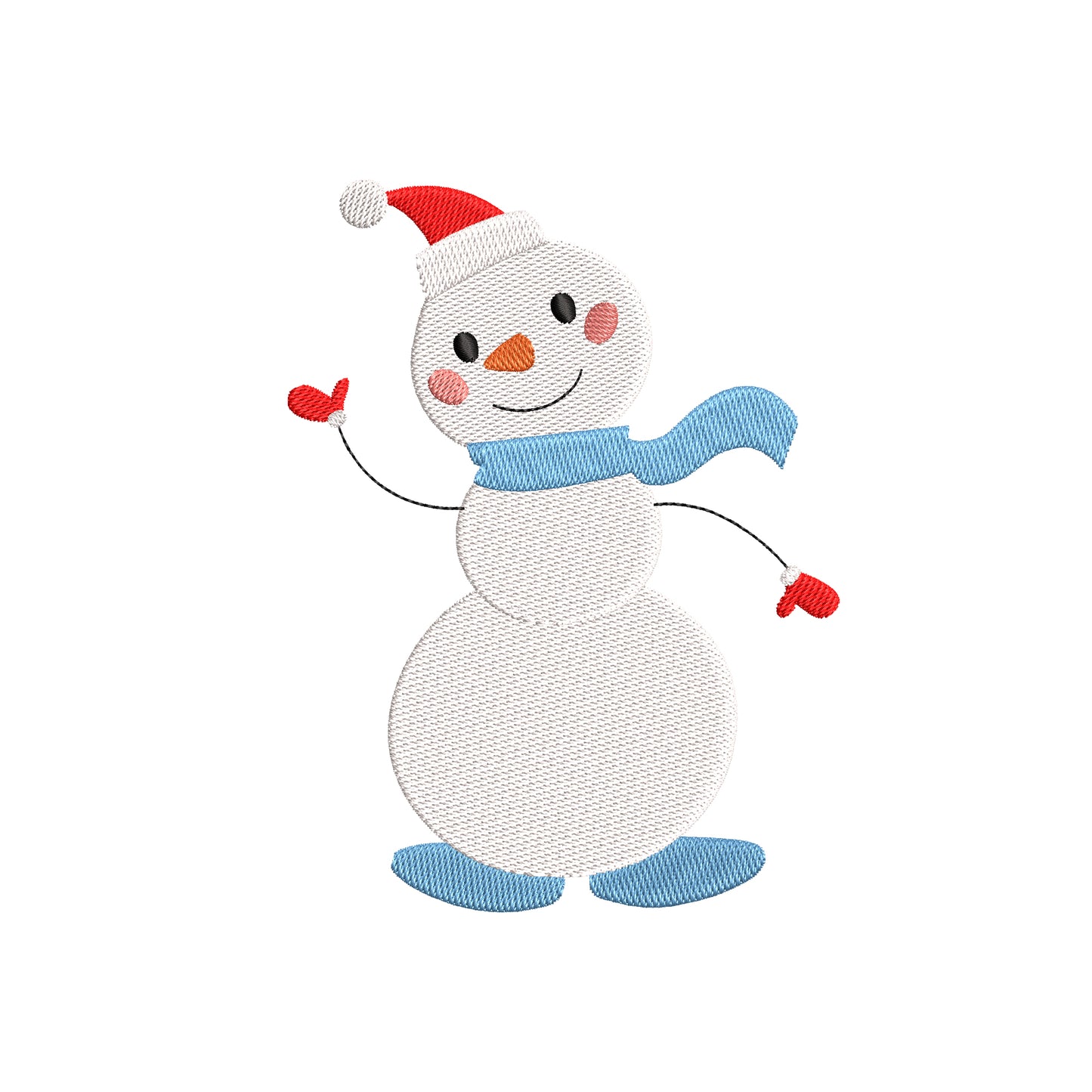 Christmas snowman digital embroidery designs - 910275