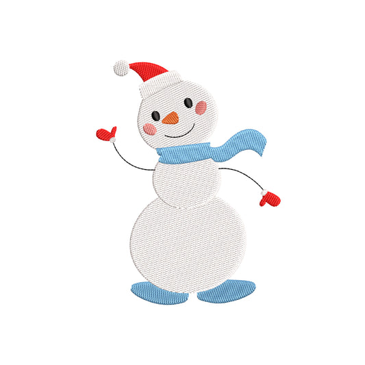 Christmas snowman digital embroidery designs - 910275