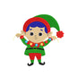 Elf Christmas digital embroidery designs - 910278