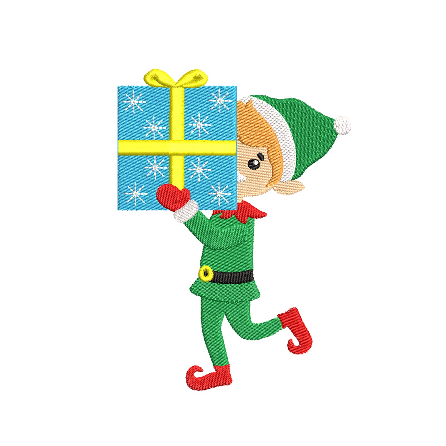 Gift Elf Christmas digital embroidery designs - 910281