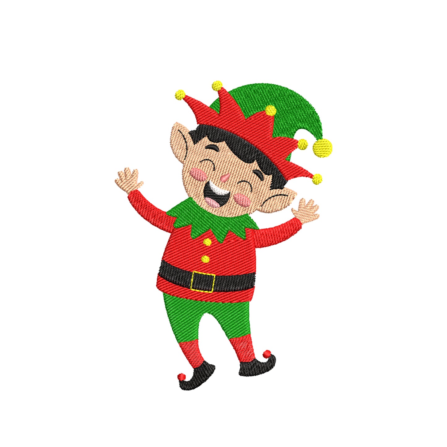 Christmas elf embroidery digital designs - 910283