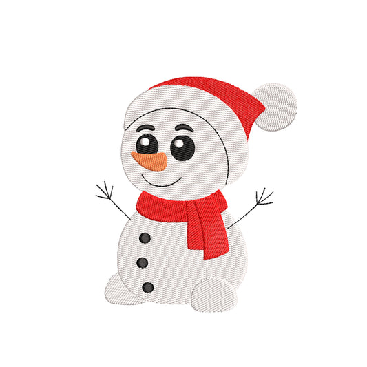 Snowman Christmas digital embroidery designs - 910295