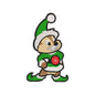 Christmas embroidery design cute chipmunk - 910299