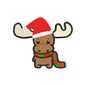 Christmas deer embroidery designs for machine - 910301