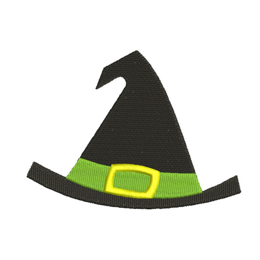 Halloween witch hat machine embroidery designs - 930005