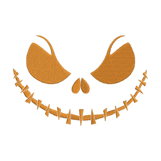 Halloween pumpkin face machine embroidery designs - 930008