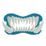 Halloween monster mouth machine embroidery designs - 930014