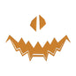 Halloween pumpkin face machine embroidery designs - 930015