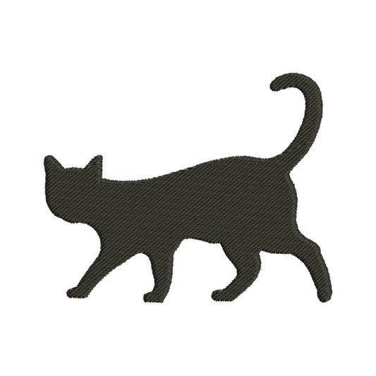 Halloween black cat machine embroidery designs - 930019