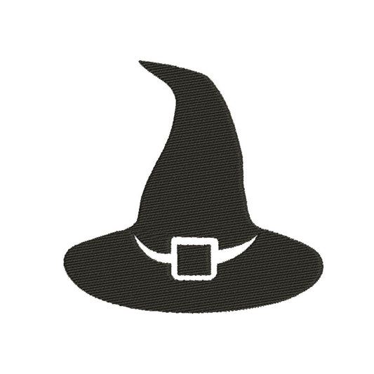 Halloween witch hat machine embroidery designs - 930024