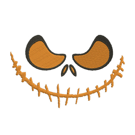 Halloween pumpkin face machine embroidery designs - 930029