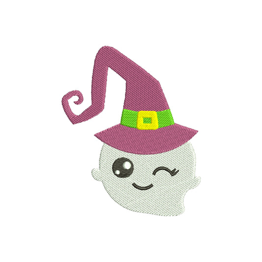 Halloween witch ghost machine embroidery designs - 930041