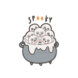 Halloween spooky machine embroidery designs - 930050