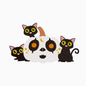 Halloween black cats pumpkin machine embroidery designs - 930051