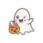 Halloween ghost candy machine embroidery designs - 930056