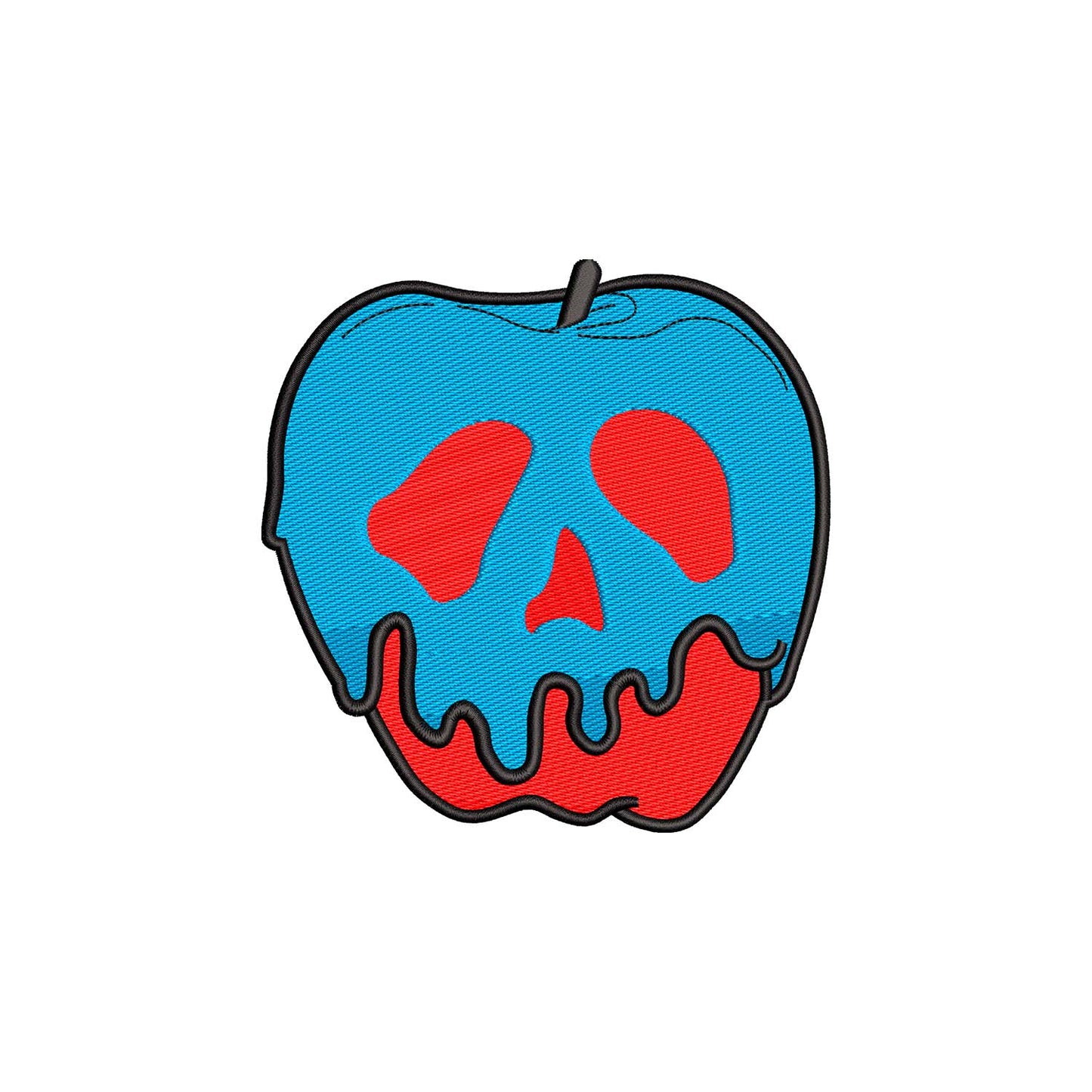 Halloween slime apple machine embroidery designs - 930078
