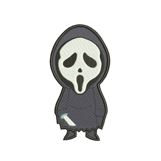 Halloween embroidery designs scream horror characters - 930083