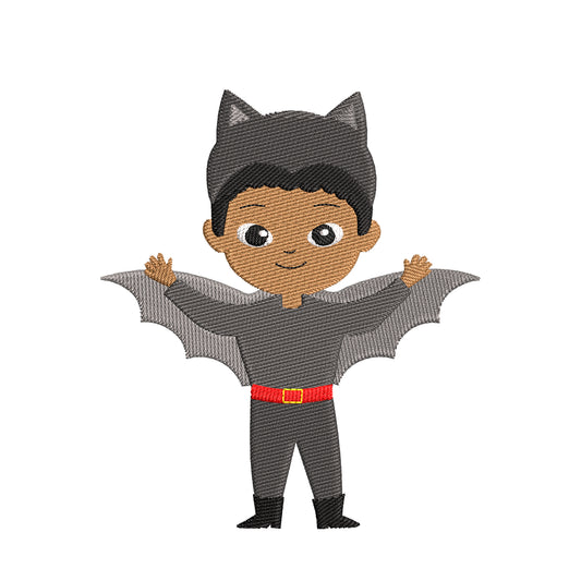 Halloween embroidery designs bat boy - 930098