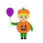 Halloween embroidery designs pumpkin boy - 930101