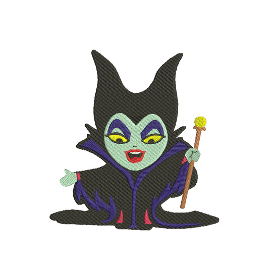 Villain girl designs of embroidery halloween - 930105