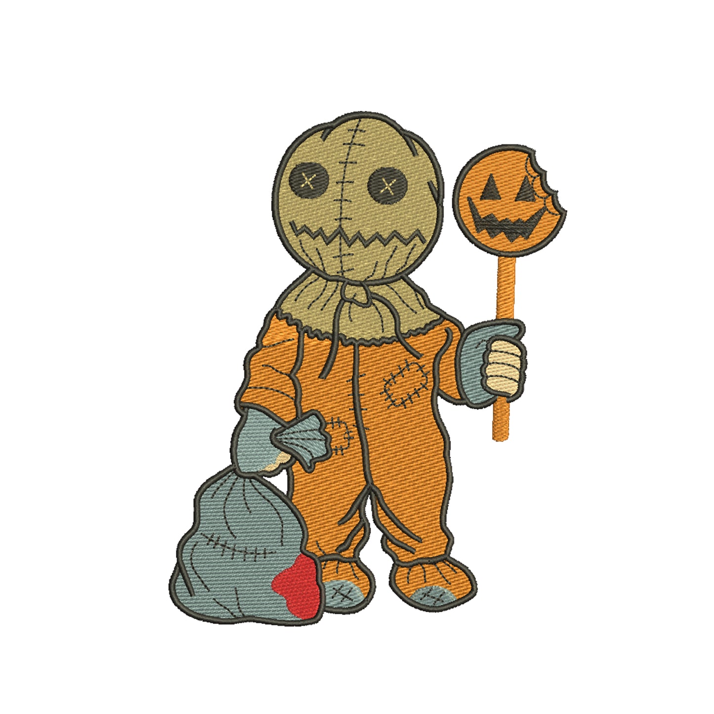 Embroidery designs halloween horror pumpkin - 930110