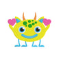Love monsters embroidery designs Valentine's Day - 960041
