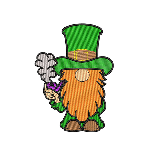 St. Patrick's day embroidery designs gnome - 980001