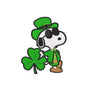 Cute St. Patrick's Day dog embroidery designs for machine - 980005