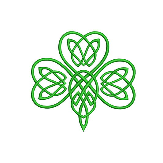 One Line Clever embroidery designs St. Patrick's Day - 980008