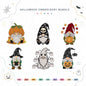 Halloween Gnome Embroidery Bundle Ghost Pumpkin Witch - BSG0000019