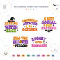 Halloween Social Club Halloween Embroidery Bundle Spooky Quote Files - BSG0000023