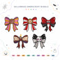 Cute Gothic Halloween Bow Embroidery Bundle Vampire Skull Bow Files - BSG0000025