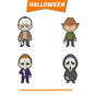 Horror characters embroidery bundle halloween embroidery files