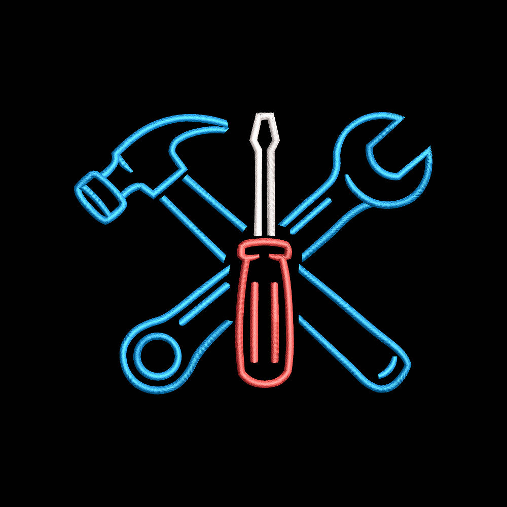 Handyman Tools Embroidery Design Father's Day DIY Repair - SG01062604
