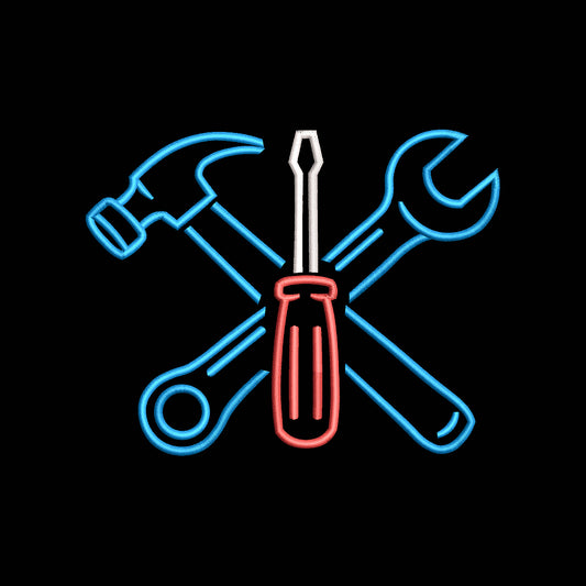 Handyman Tools Embroidery Design Father's Day DIY Repair - SG01062604