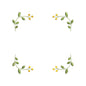 Floral Corner Frame Embroidery Design Flower Border Monogram Frame - SG02052609