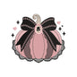 Pink Pumpkin With Bow Embroidery Design Cute Halloween Pumpkin Machine - SG02062607