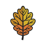 Autumn Leaf Embroidery Design | Oak Leaf Fall Seasonal Pattern - SG02072606