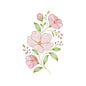 Ripple Botanical Embroidery Design - Textured Pink Flower Motif SG31072703
