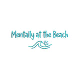 Mentally at the Beach Embroidery Design Summer Quote - SG03052614