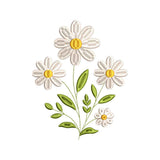 Daisy Flower Bouquet Embroidery Design Floral Wildflower Arrangement - SG03052615